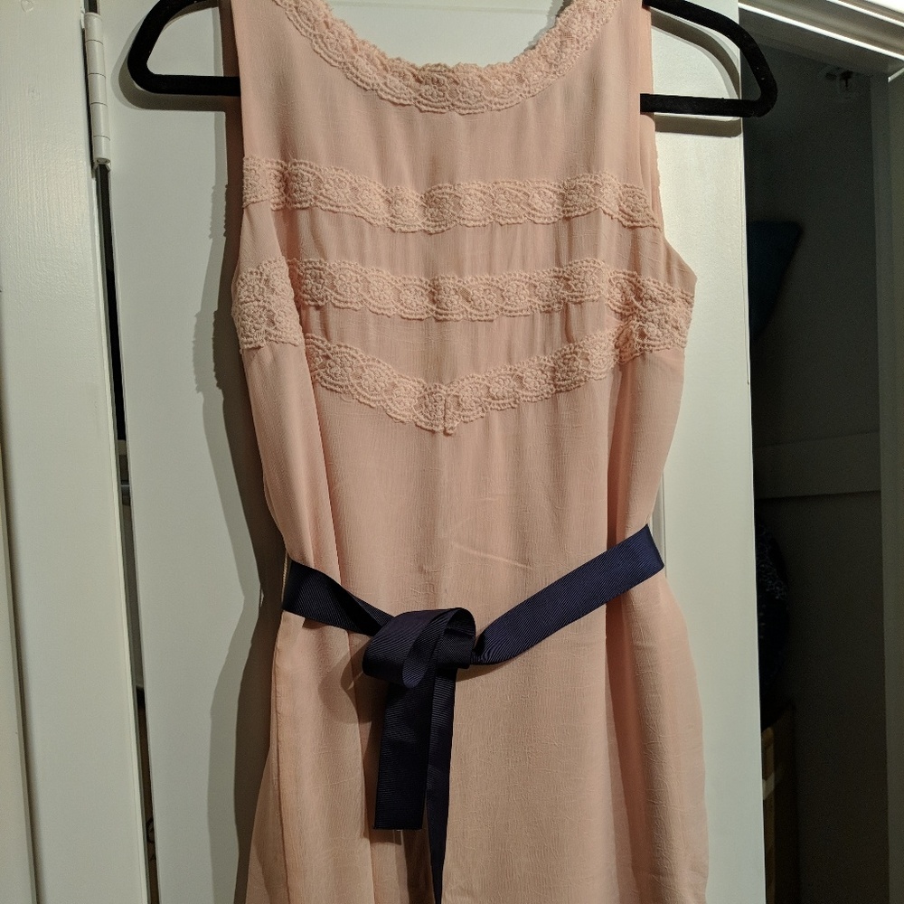 Petal pink cocktail dress